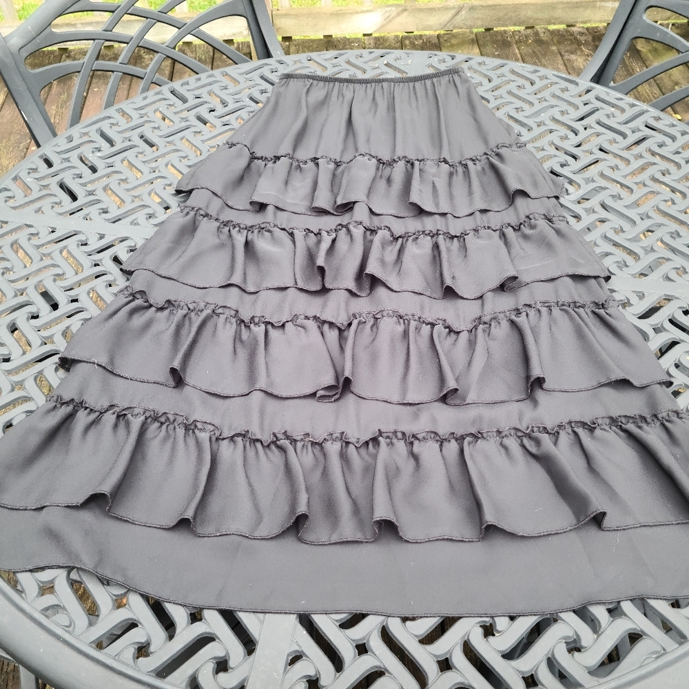 Ruffled Maxi Skirt